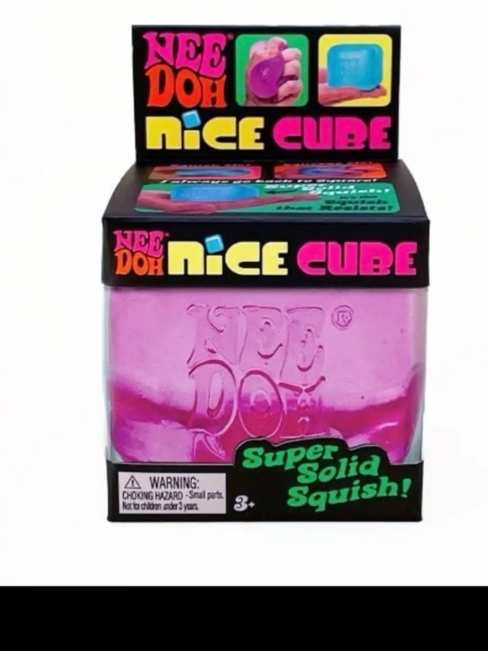 Schylling NeeDoh Nice Cube Pink NEW